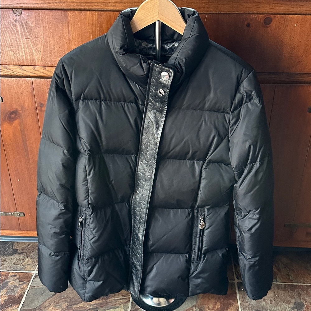 Coach Quilted Signature Puffer Jacket